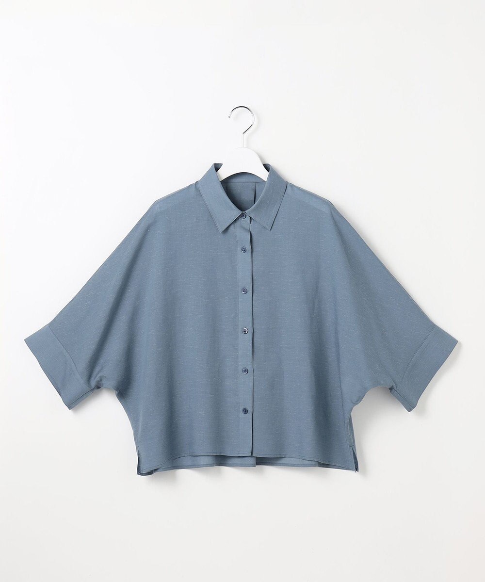 自由区 ナチュラルリネン シャツ 