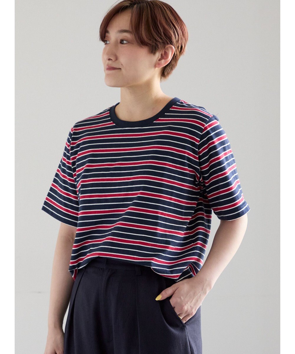 Te chichi マルチボーダーTシャツ 