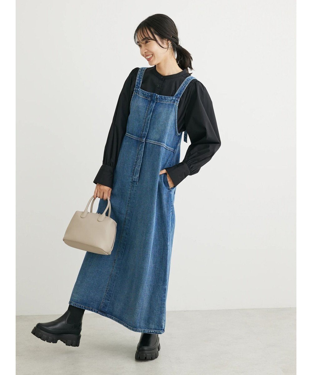 Green Parks ・ＳＵＧＡＲ　ＳＰＯＯＮ　カラーデニムジャンスカ 