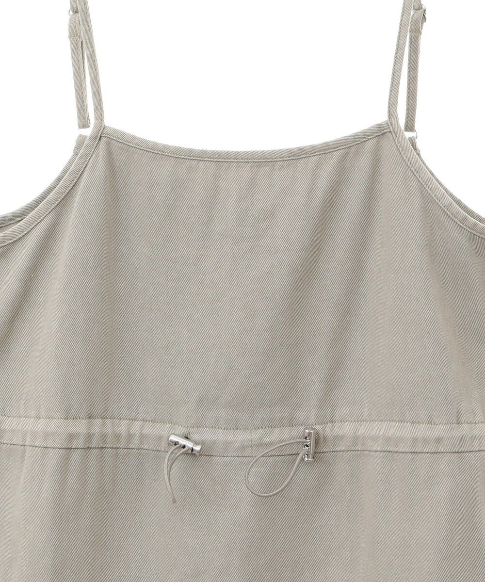 Green Parks カーゴポケットピグメントキャミワンピース 