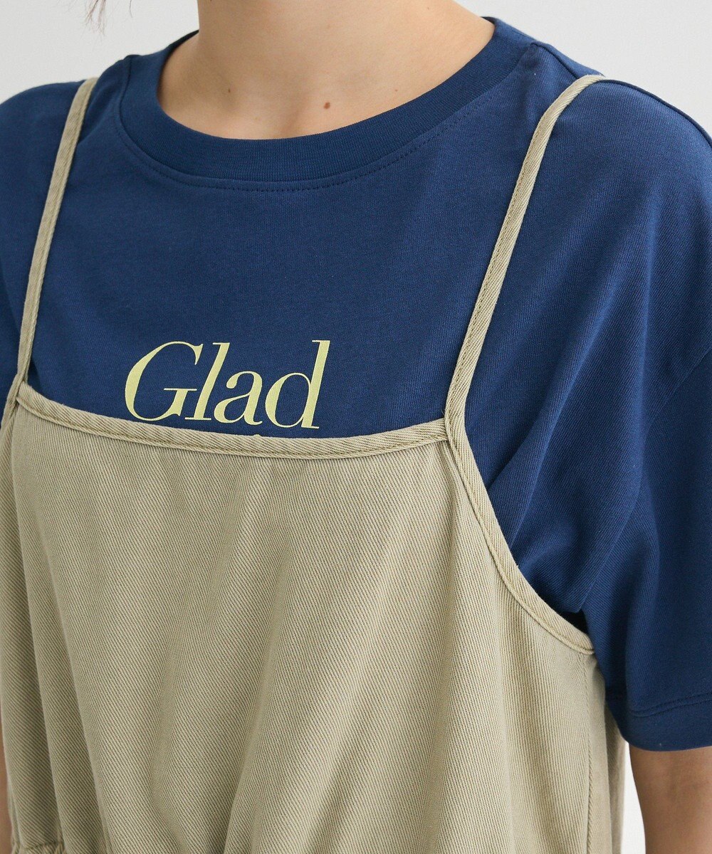 Green Parks カーゴポケットピグメントキャミワンピース 