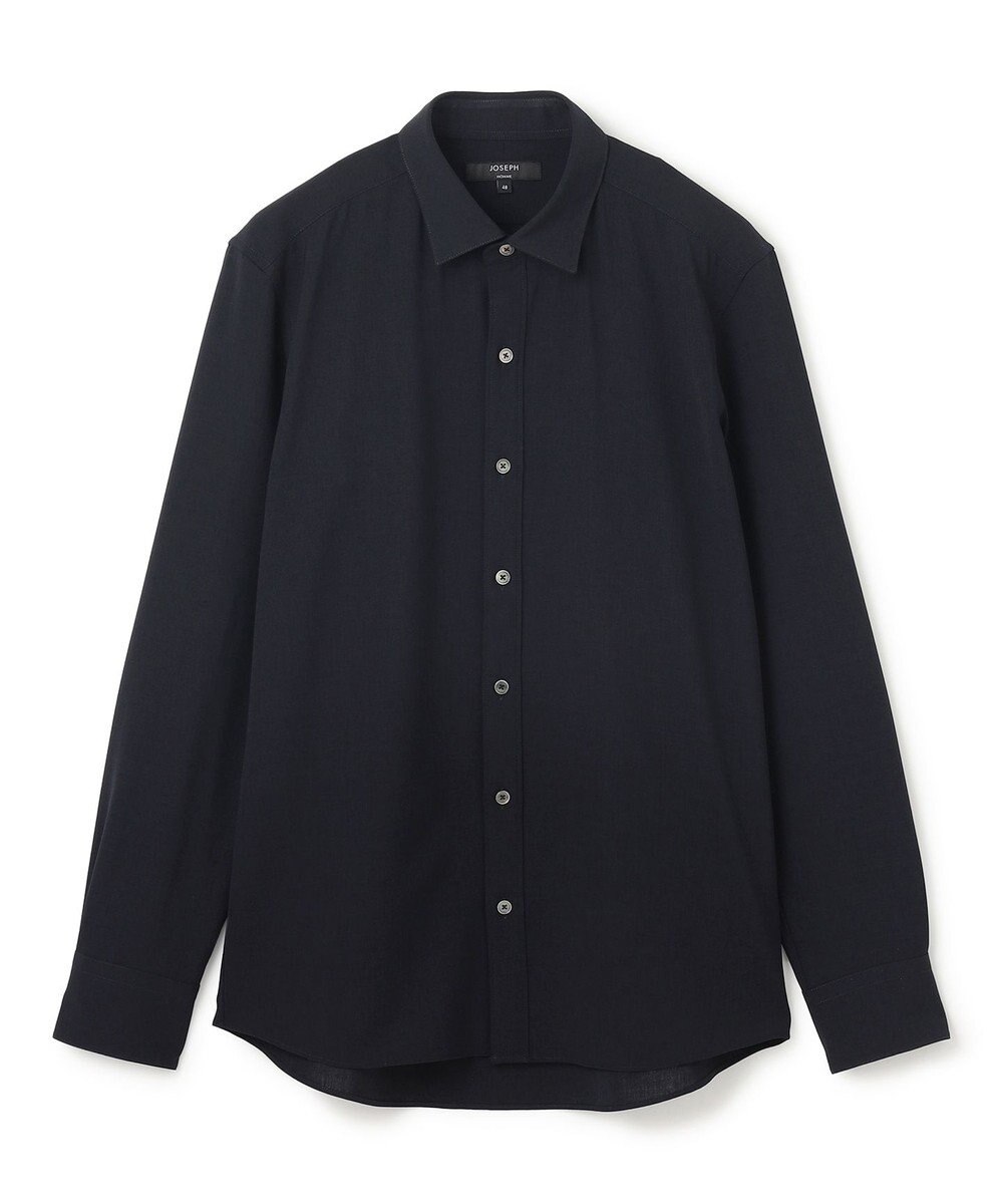 JOSEPH HOMME 新素材【シワになりにくい】テクノボイルストレッチ レギュラーカラーシャツ 