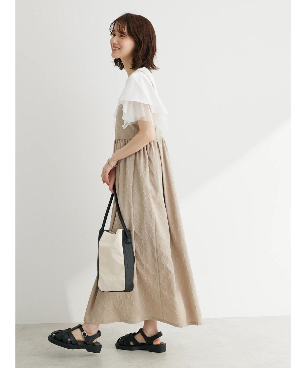 Green Parks ・ＥＬＥＮＣＡＲＥ　ＤＵＥ　ジャカードキャミワンピ 