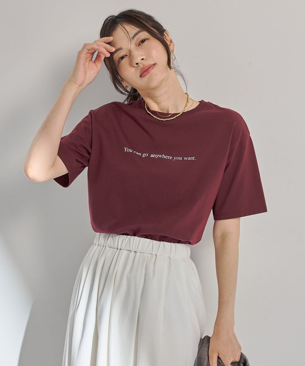 ANY L オーガビッツロゴテールＴシャツ 