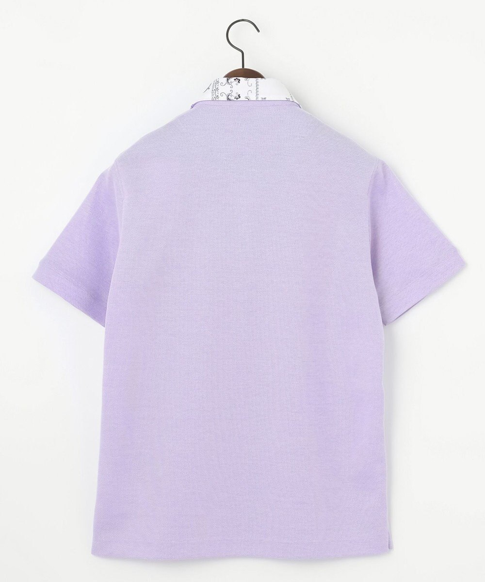 JOSEPH ABBOUD 【愛されて20年！オーガニックコットン使用】 バンダナプリント ダディ ポロシャツ 