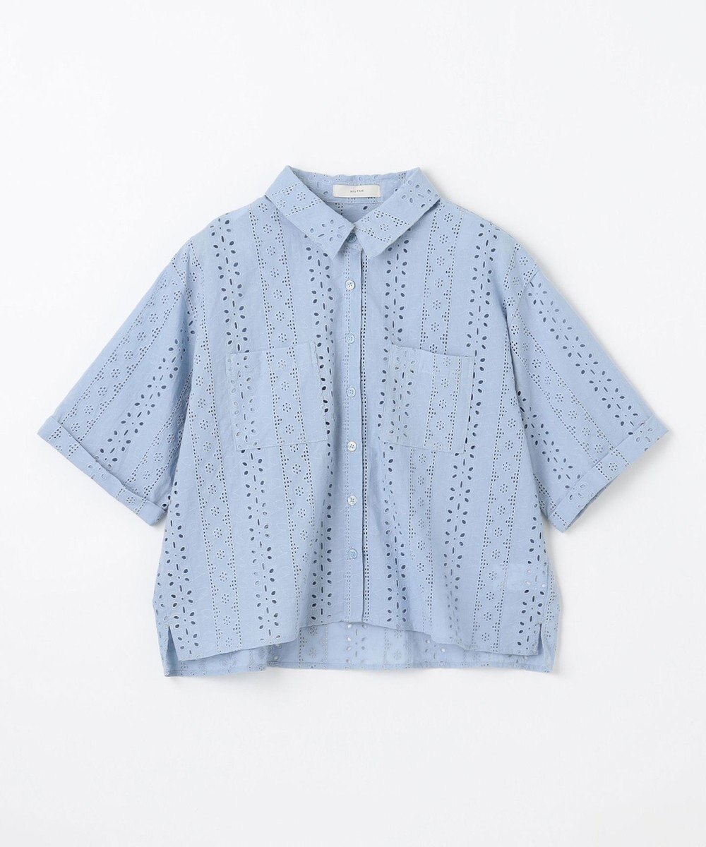 ANY エンブロイダリーシャツ 