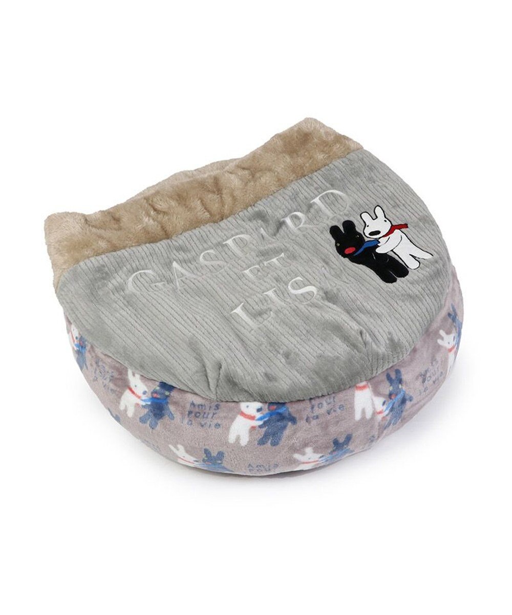 PET PARADISE リサとガスパール 丸型寝袋 遠赤外線 《であい柄》 60cm 