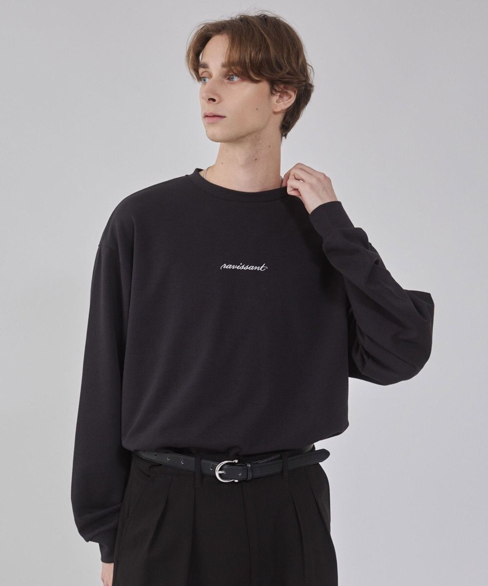 WEGO 【ユニセックス着用/UVカット/軽量/接触冷感//毛玉レス/しわになりにくい/ストレッチ/MLサイズ展開】AIRFUNCTIONシンプルロゴT（しわに 