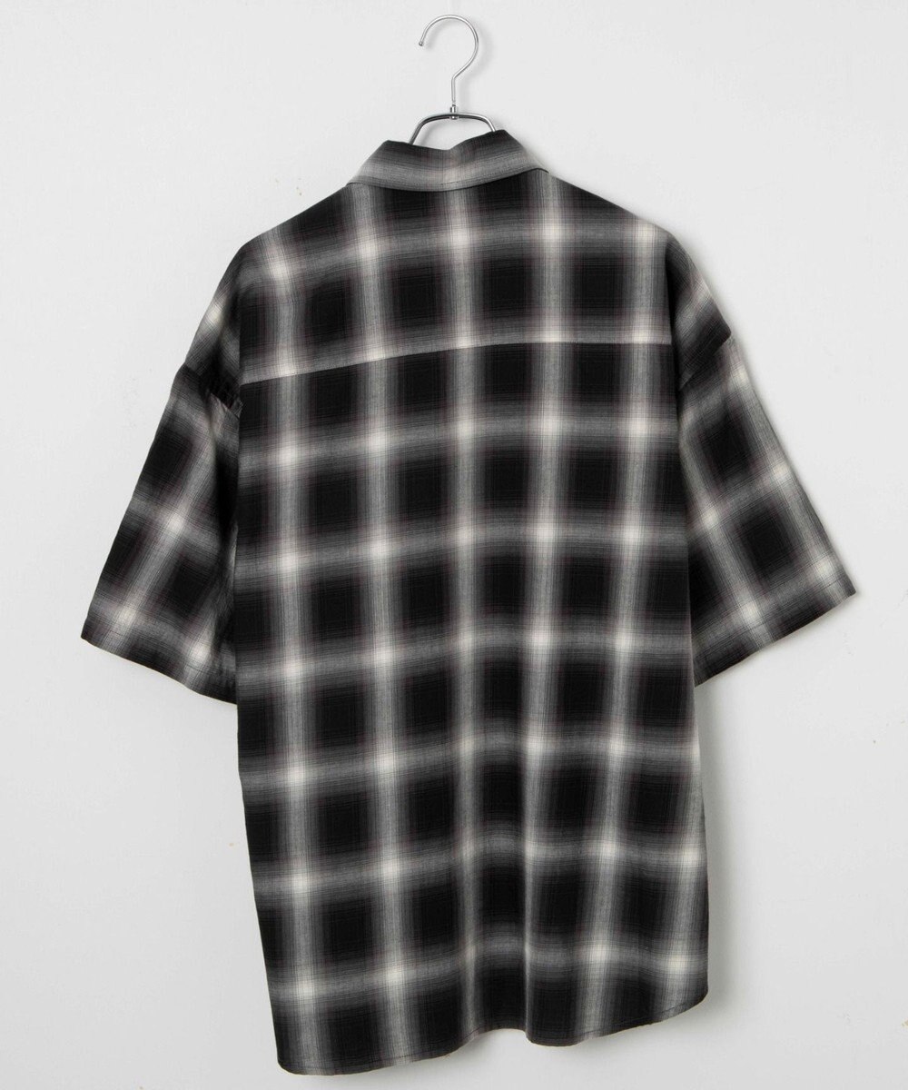 WEGO オンブレチェックシャツ（S） 