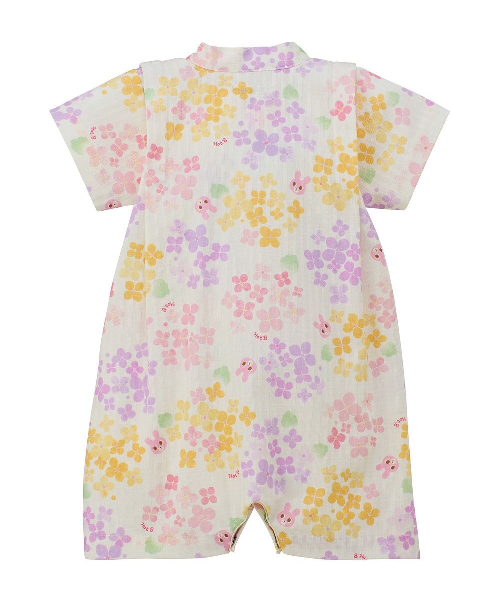 MIKI HOUSE HOT BISCUITS 総柄 ベビー甚平オール ギフトセット【BOX付き】 