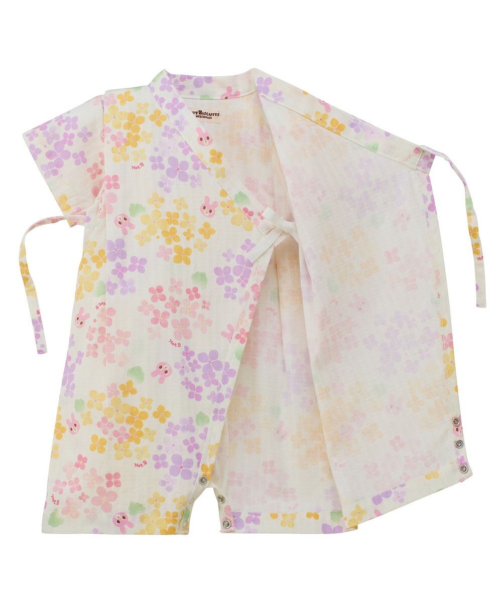 MIKI HOUSE HOT BISCUITS 総柄 ベビー甚平オール ギフトセット【BOX付き】 