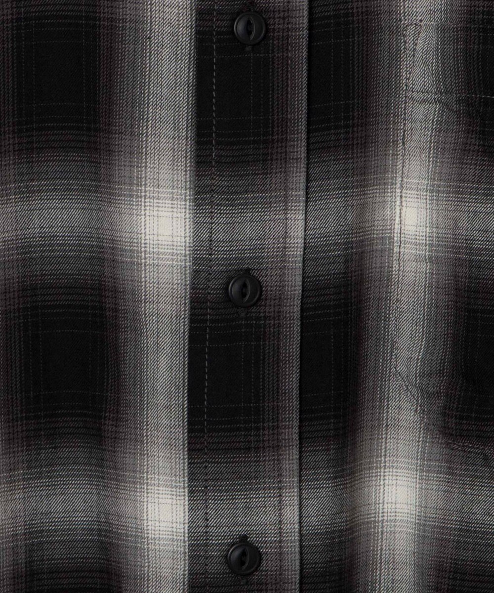 WEGO オンブレチェックシャツ（S） 