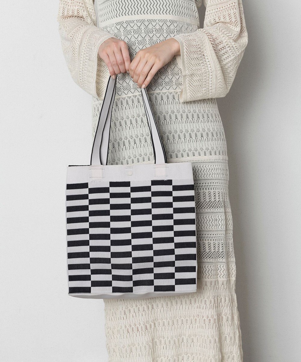TRICOTE チェックペーパーバッグ 