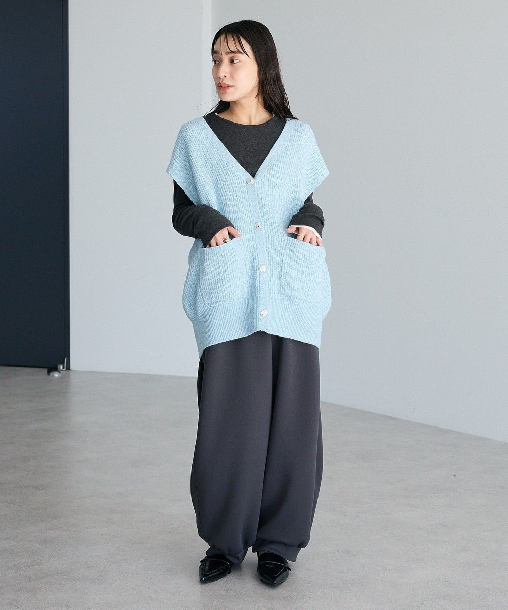 CRAFT STANDARD BOUTIQUE Ｖネックオーバーサイズニットベスト 