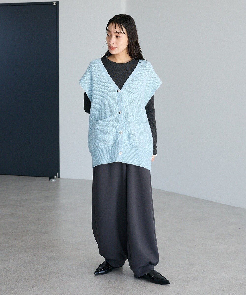 CRAFT STANDARD BOUTIQUE Ｖネックオーバーサイズニットベスト 