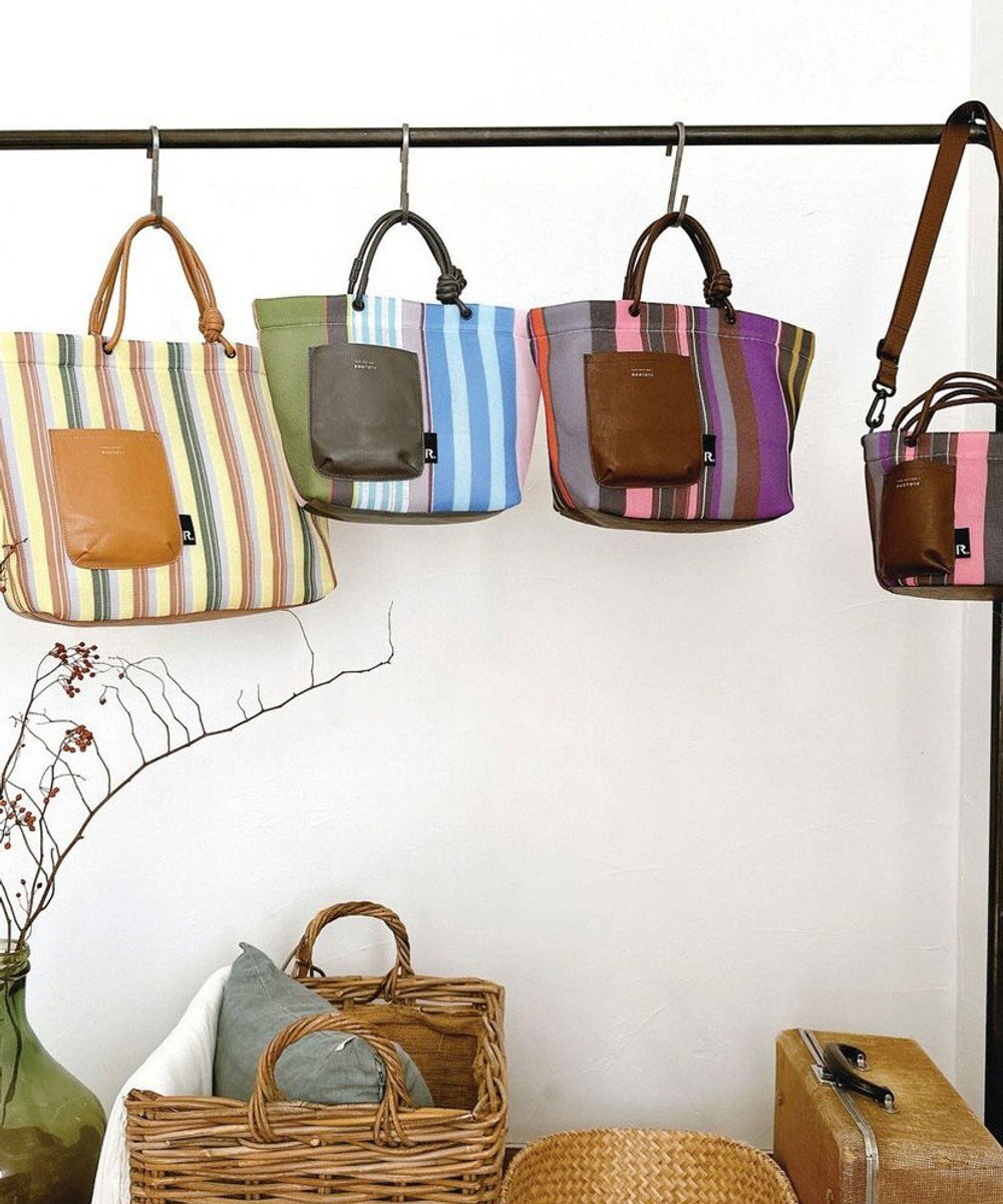 ROOTOTE 1165【手洗い可能】SC.ミディアム.ウエッファ.ストライプ-A 