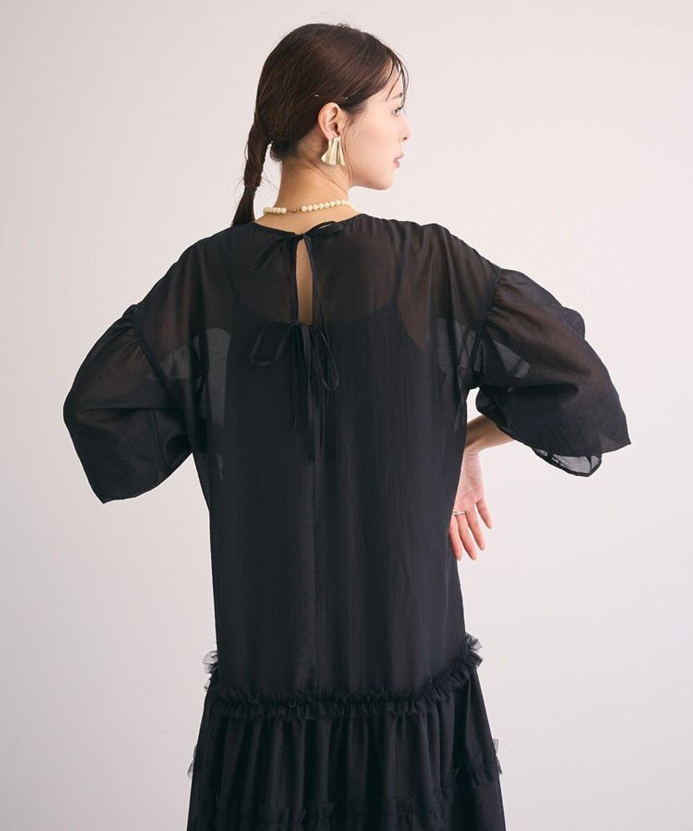 Green Parks ・Ｒａｉｌｍｅオーガンジーワンピース（インナーＯＰ 