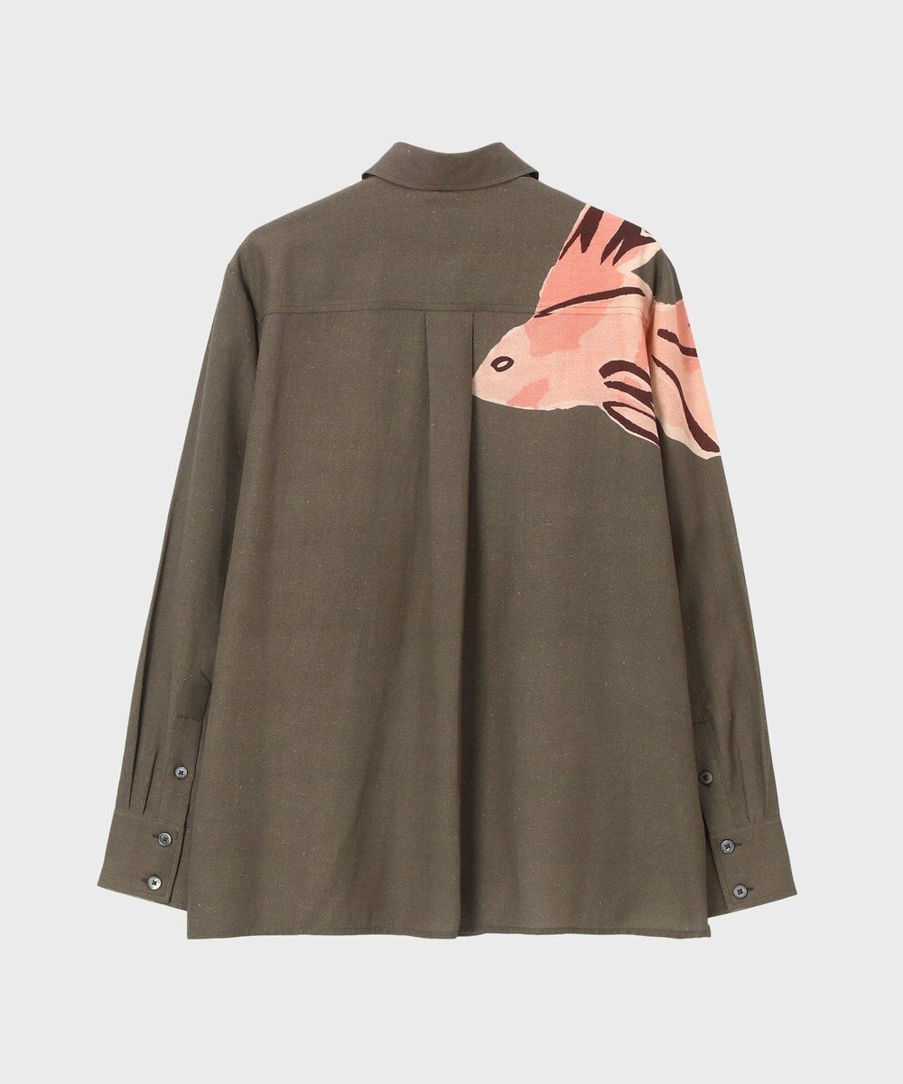 Paul Smith La Peche パネルプリント シャツ 