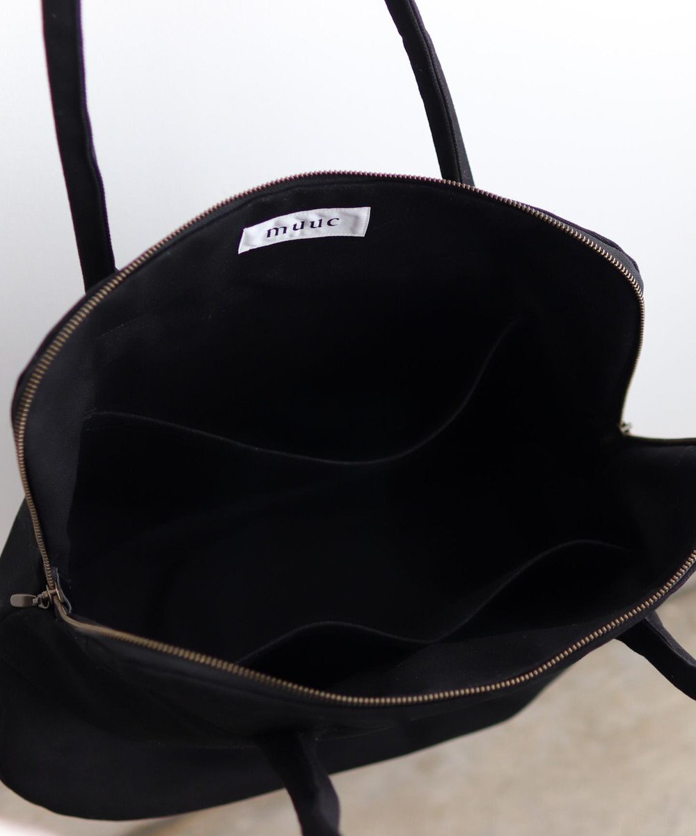 AND WOOL スミレの押し花刺繍バッグ big size 