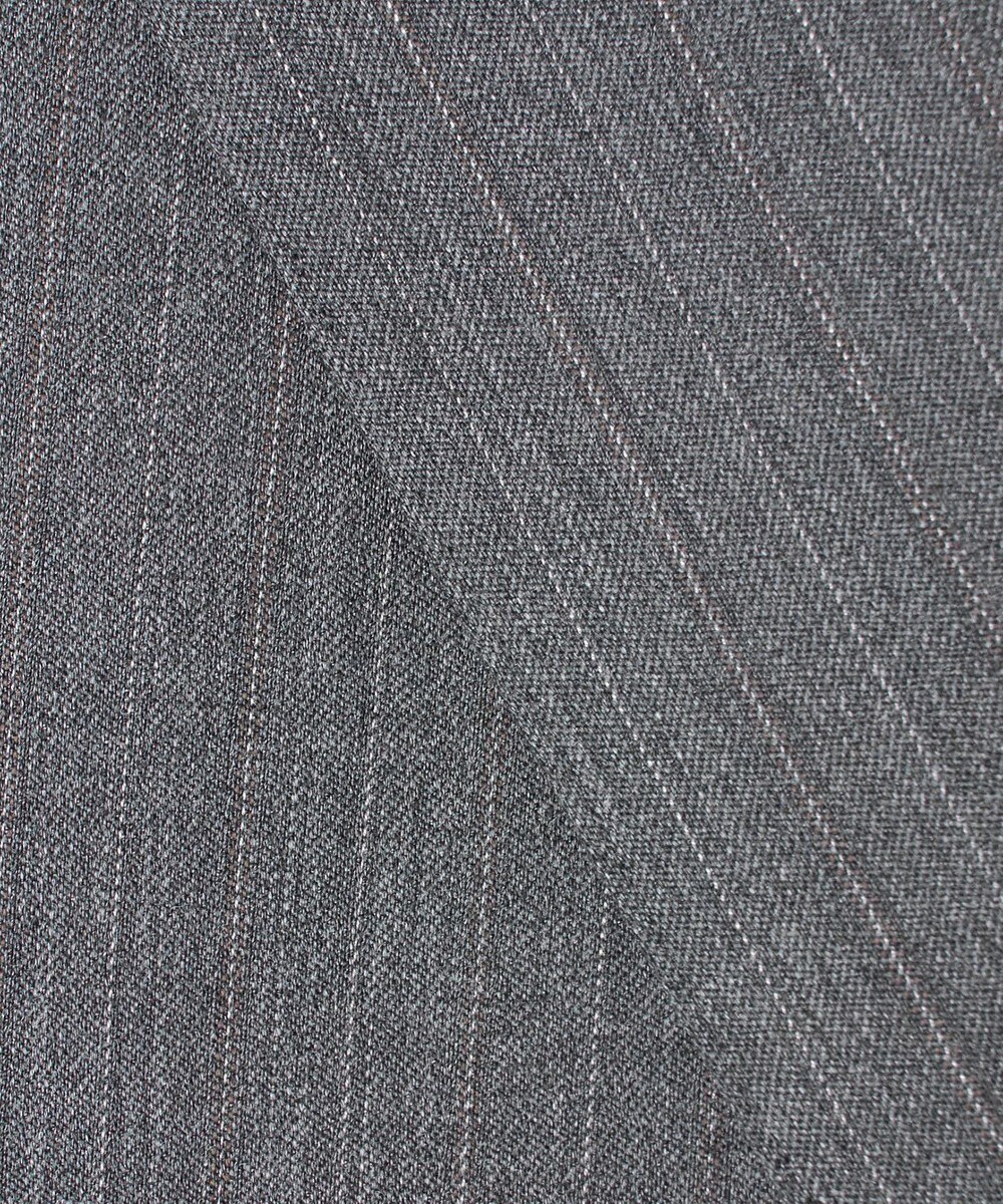 GOTAIRIKU 【御幸毛織】ドライスピナーツイルストレッチスーツ_グレーストライプ 