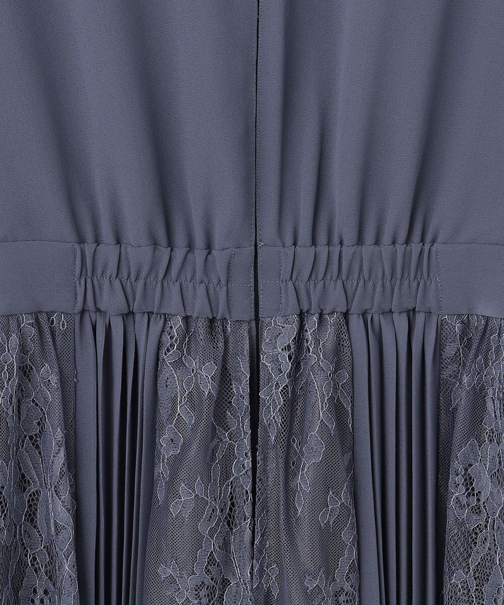 ANY SIS 【洗える】プリーツMIXレース ドレス 