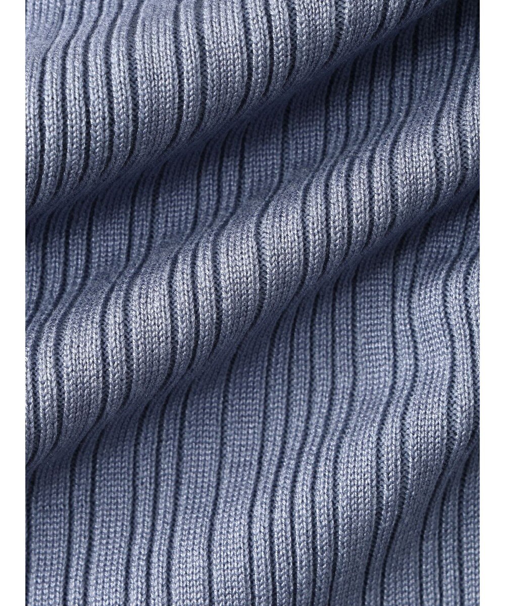 earth music&ecology 配色フリルニットプルオーバー 