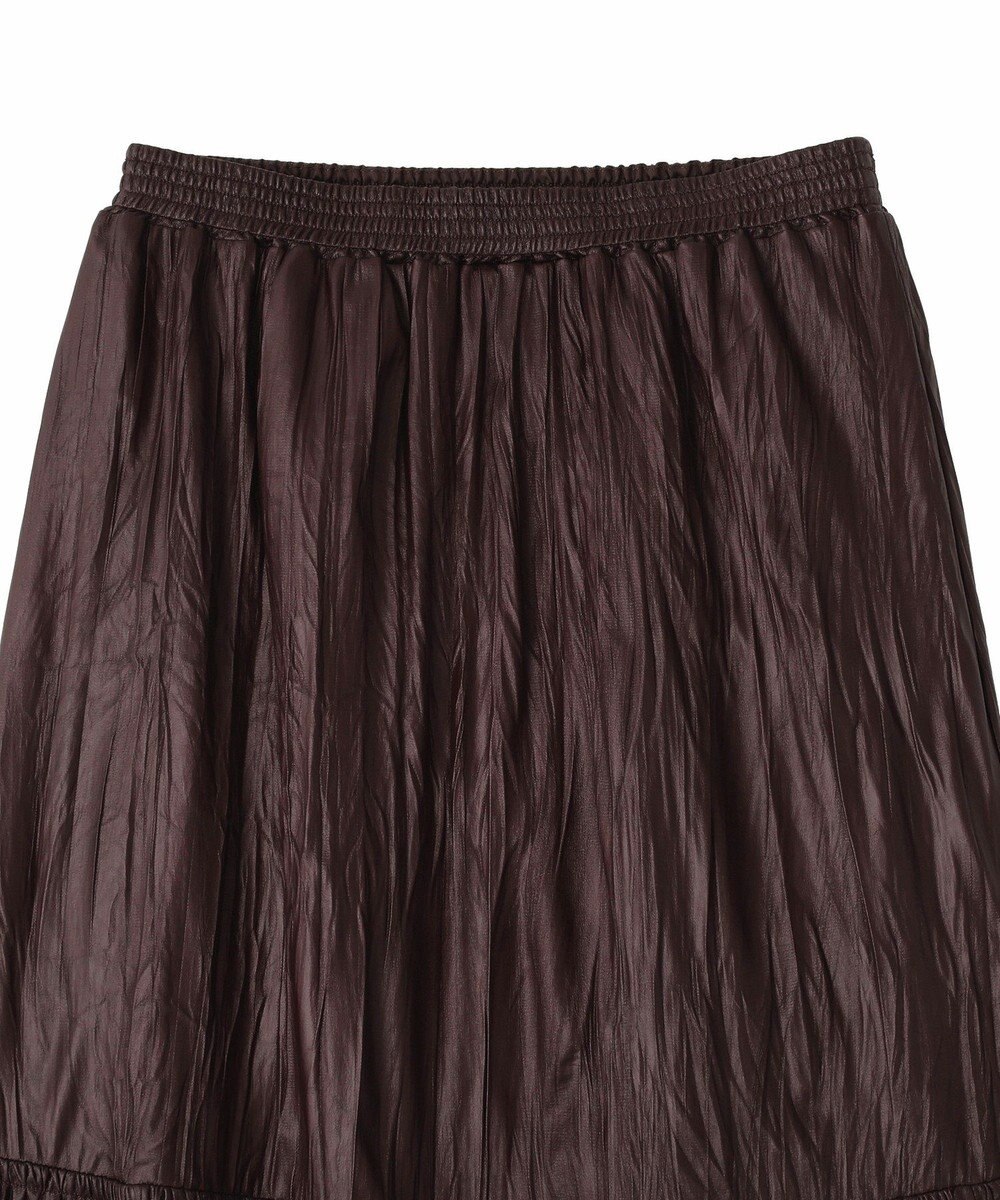 CRAFT STANDARD BOUTIQUE レザーライクギャザースカート 