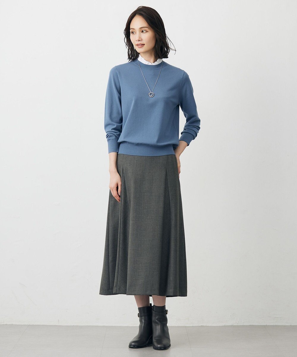 J.PRESS LADIES BEZハイネック フリル デコカラー 