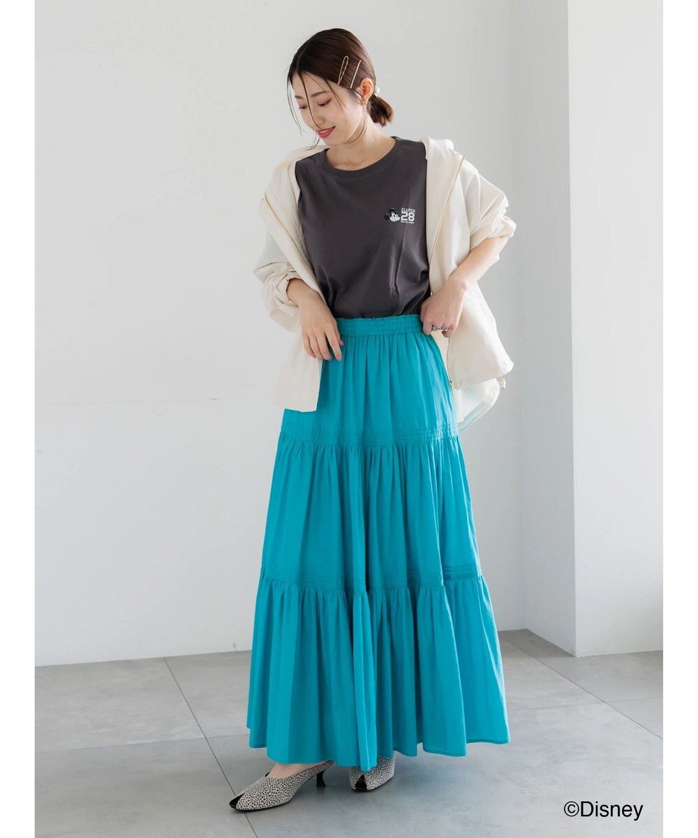 Te chichi 【Disney】MICKEY/ロゴプリントTシャツ 