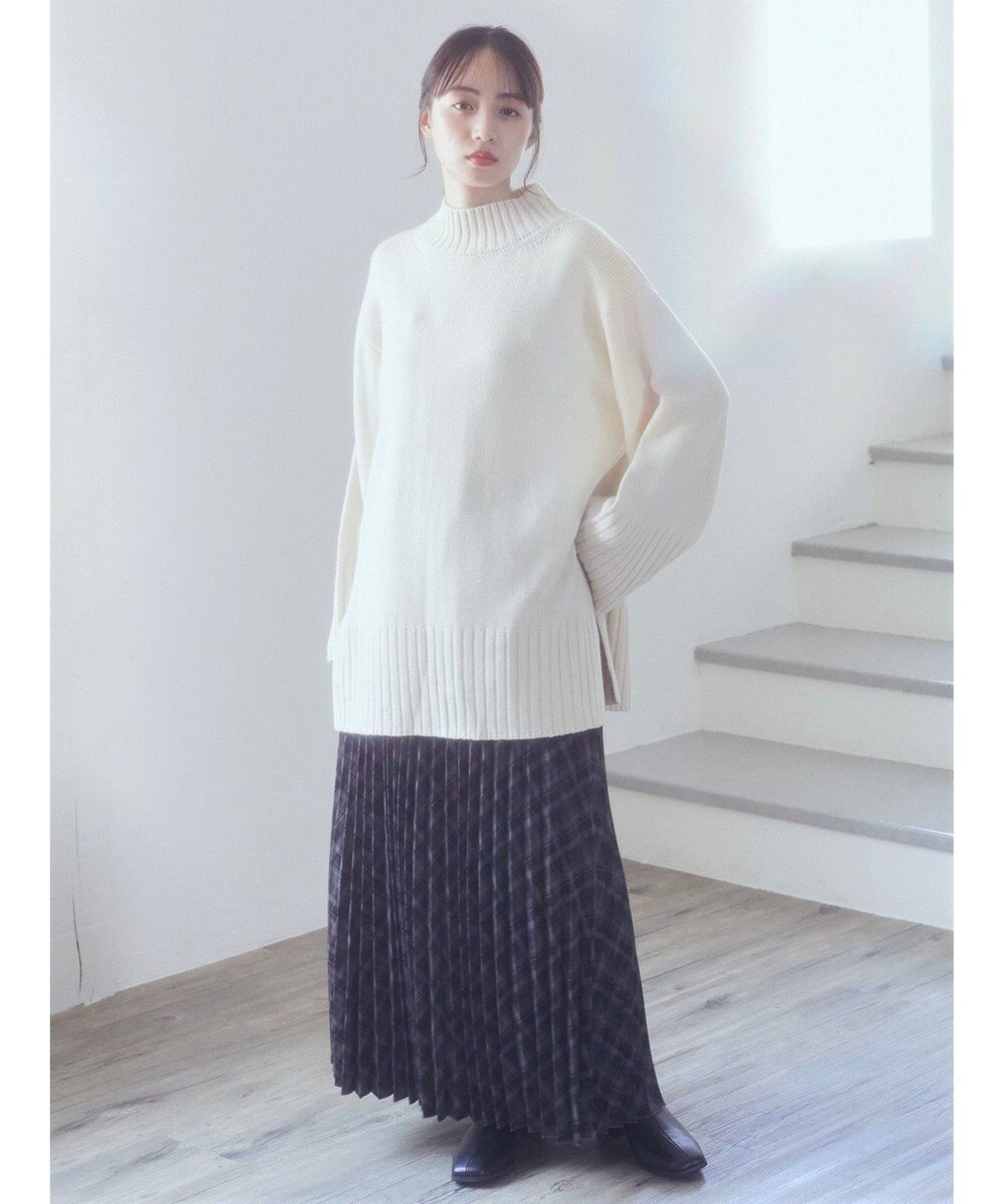 earth music&ecology すきな丈プリーツスカート 