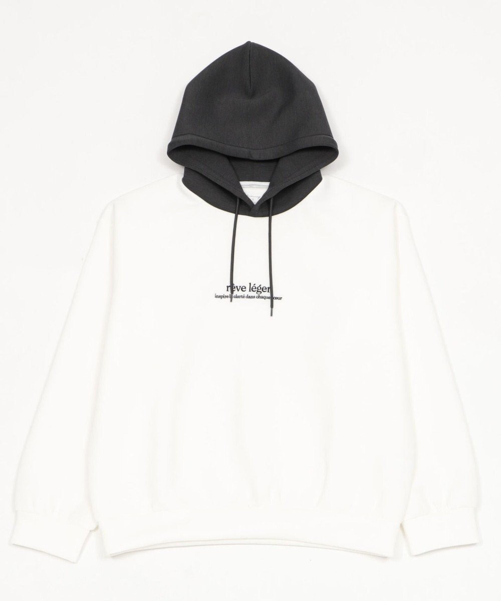 WEGO 【ユニセックス着用ITEM/MLサイズ展開】ワンポイントバイカラープルパーカー 