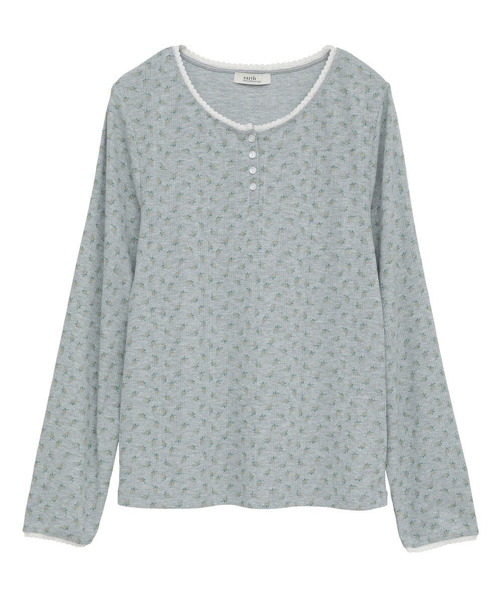 earth music&ecology 【WEB限定】アイレットジャカードタイトプルオーバー 
