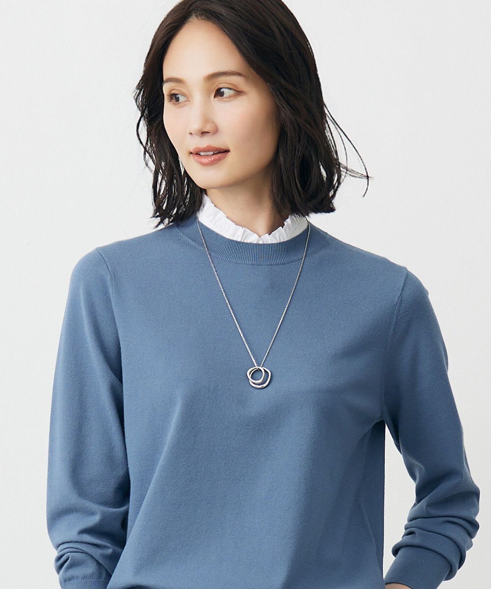 J.PRESS LADIES BEZハイネック フリル デコカラー 