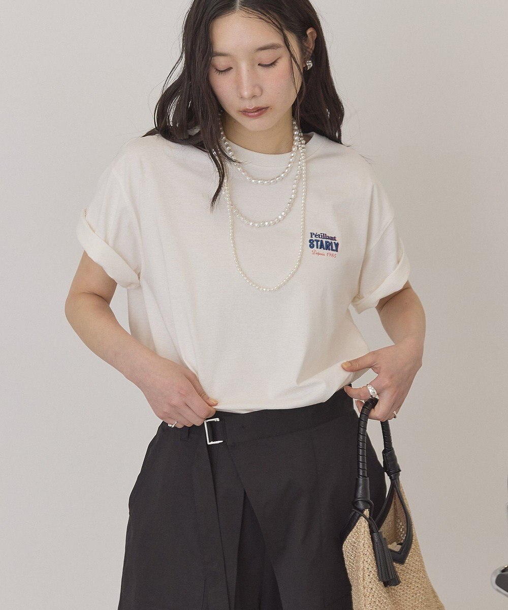 AMERICAN HOLIC STARLY 刺繍ロゴTシャツ 