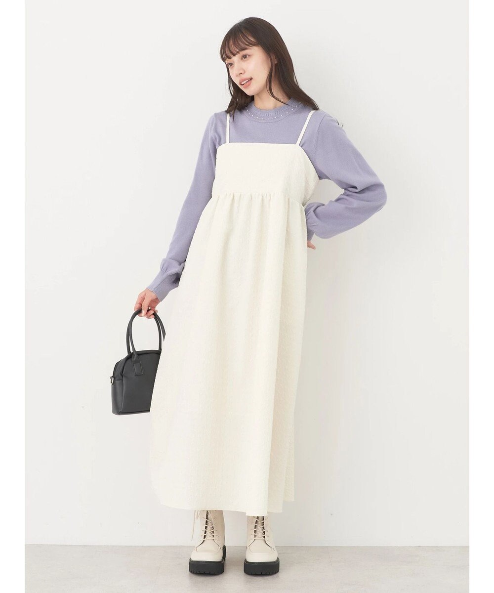 earth music&ecology バックオープンキャミワンピース 