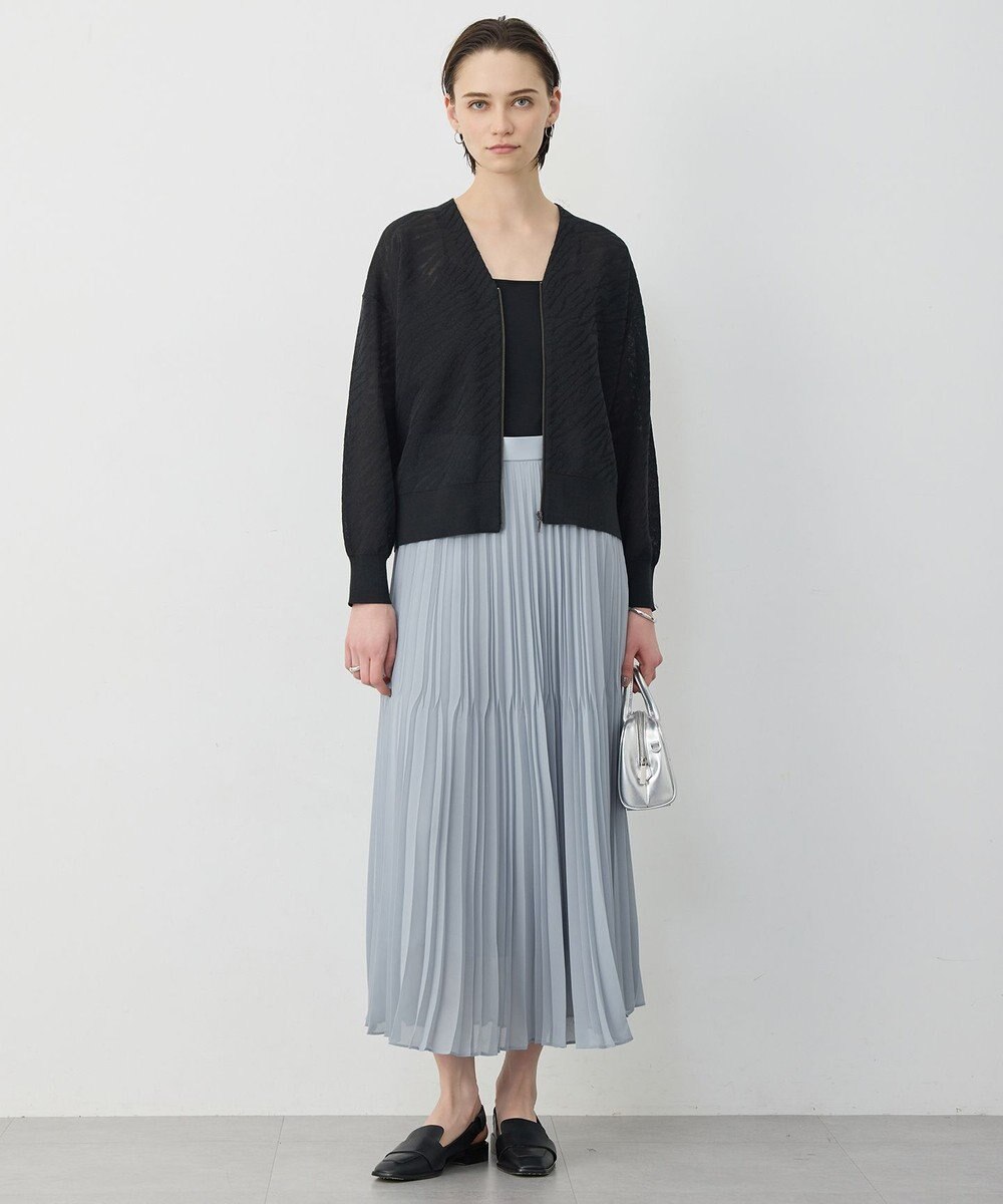 ICB L 【先行予約】ライトジョーゼットプリーツ スカート 