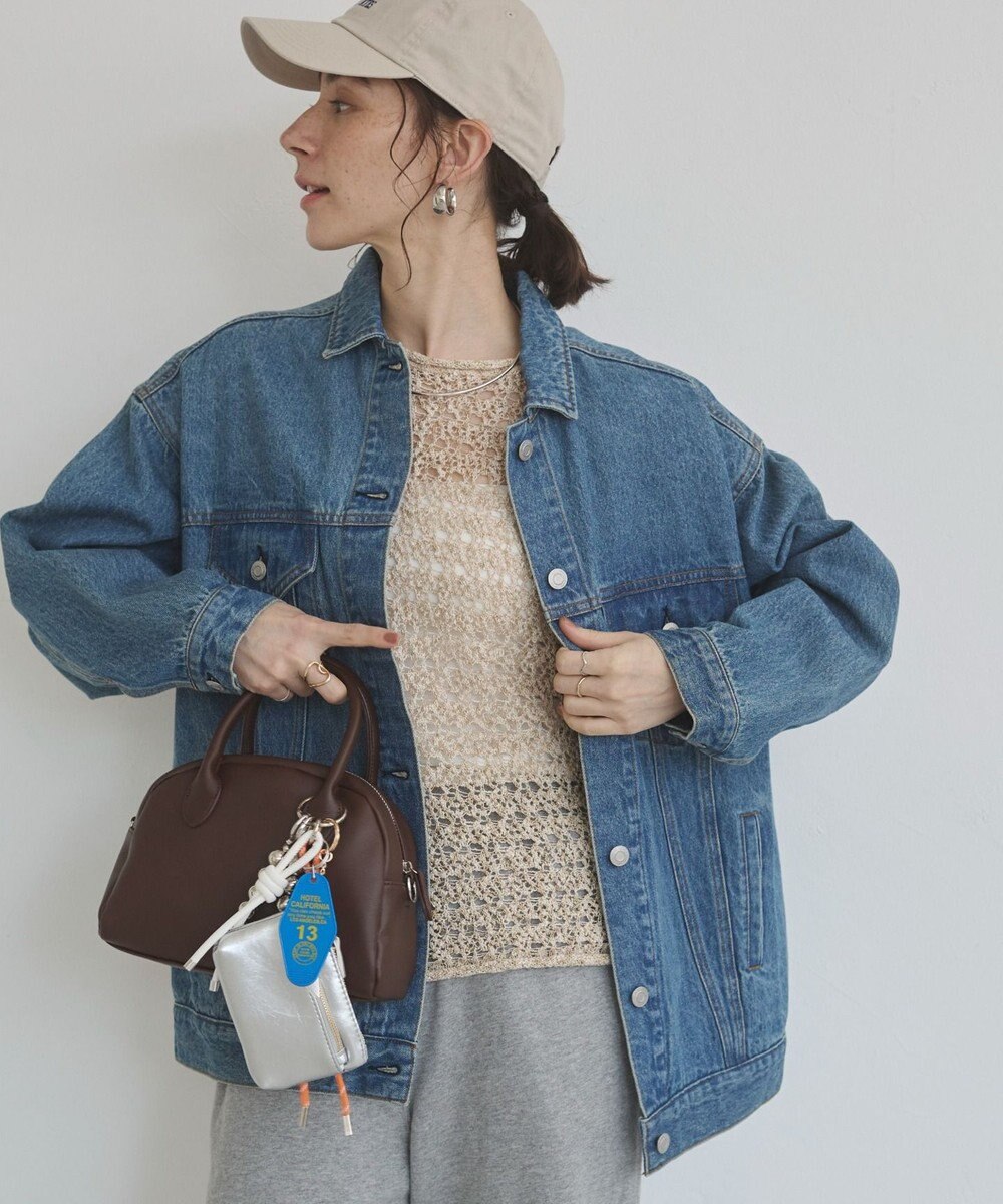 WEGO 【ANGIE VINTAGE】ビッグシルエットデニムジャケット / オーバーサイズGジャン 
