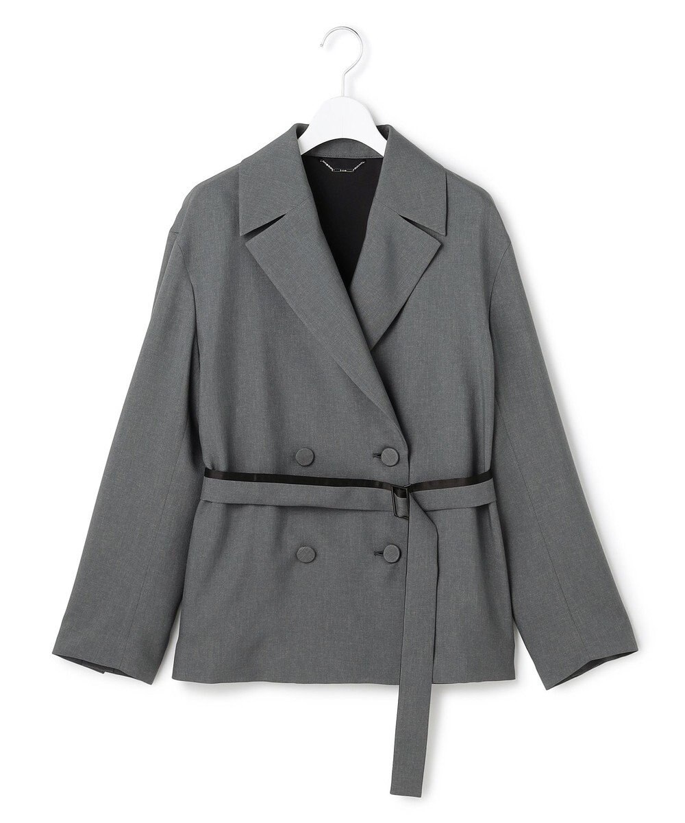 ICB 【WEB＆一部店舗限定】 SerikaWorsted トレンチ型ショートコート 