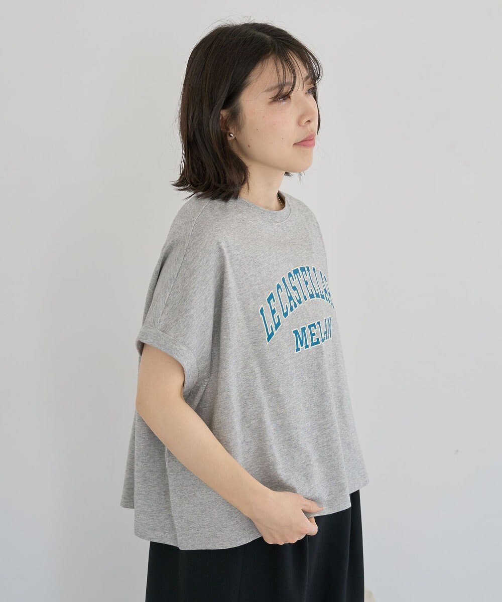 Green Parks 袖折り返しカレッジＴシャツ 