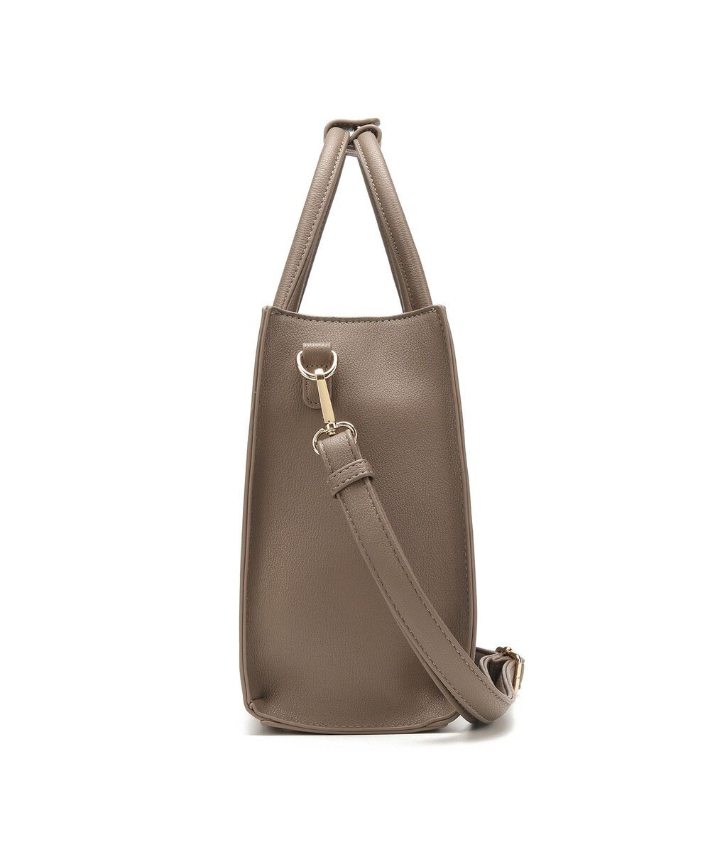 style code  【MERCURYDUO/マーキュリーデュオ】メタルアイレット　両アオリポケット　スクエアハンドバッグ 