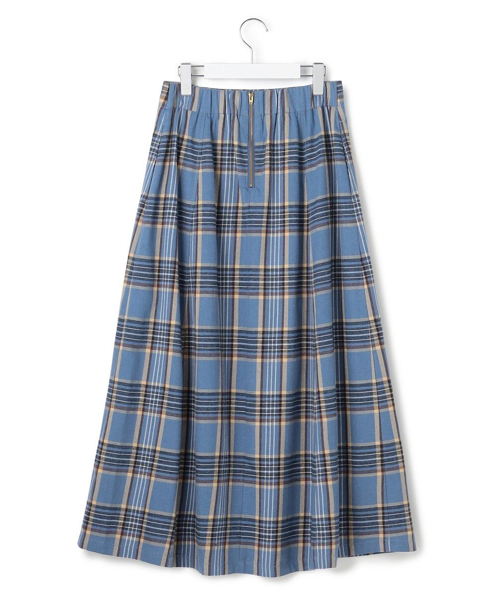 J.PRESS YORK STREET 【WOMEN】チェック ロングスカート 