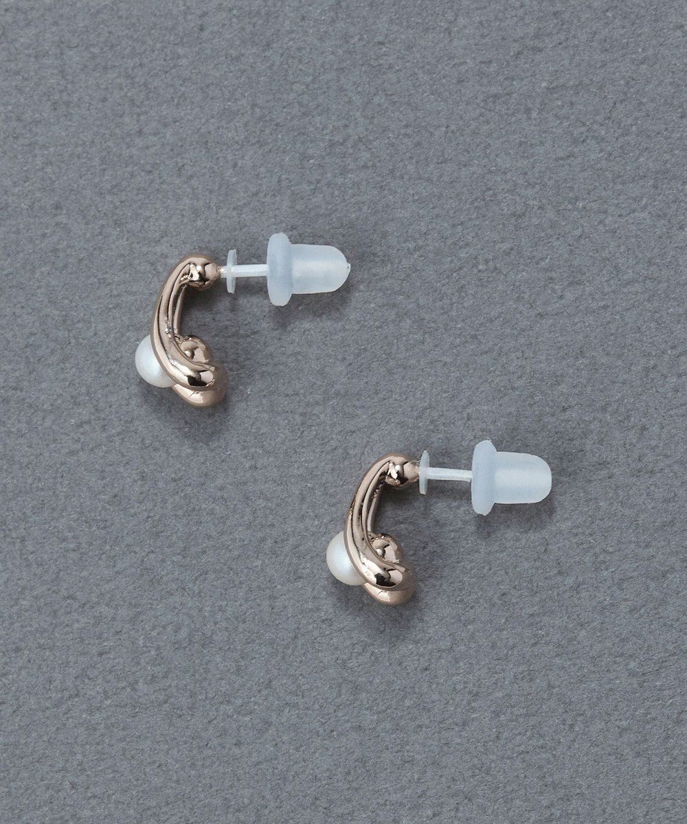 Phoebe 〈金属アレルギー対応〉ドロップパールセラミックポストピアス 