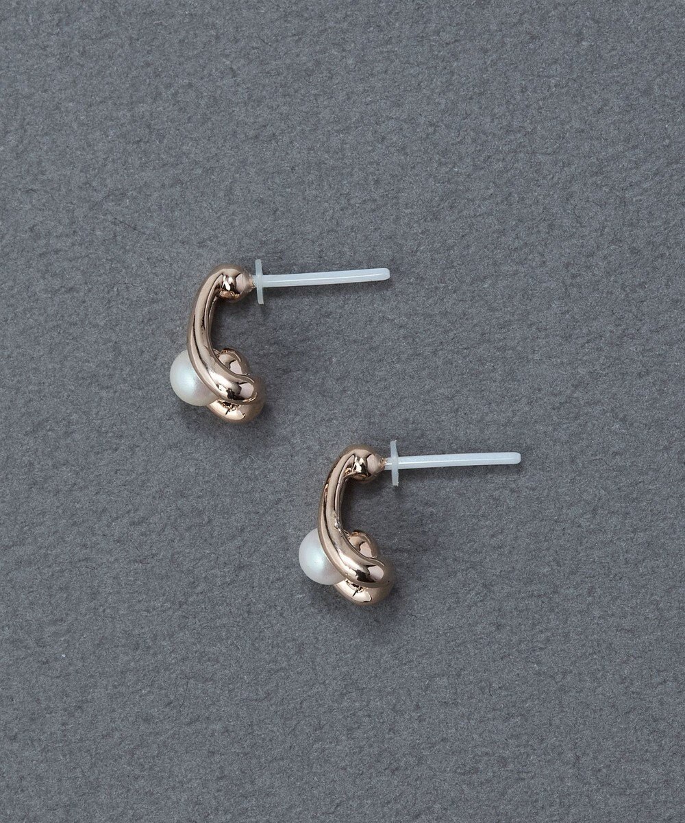 Phoebe 〈金属アレルギー対応〉ドロップパールセラミックポストピアス 