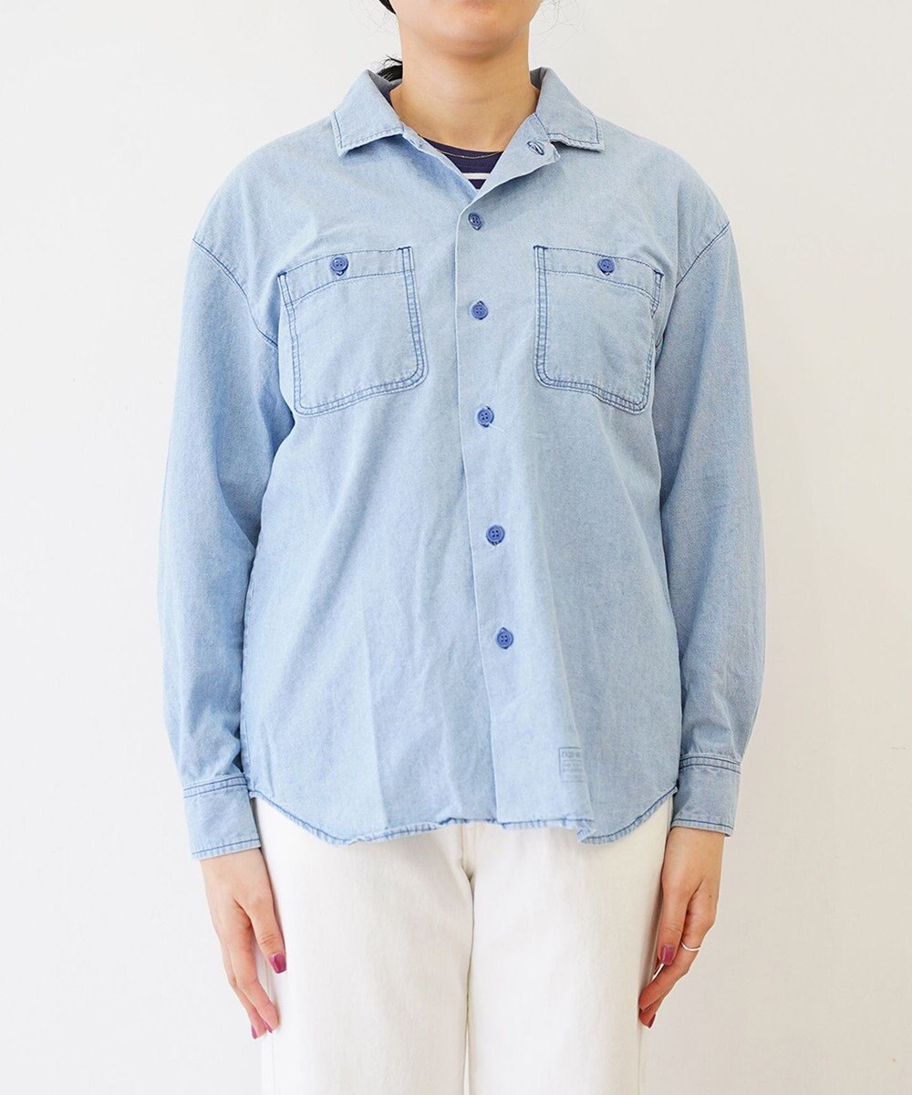caqu USN chambrey shirts コットンシャンブレーシャツ 