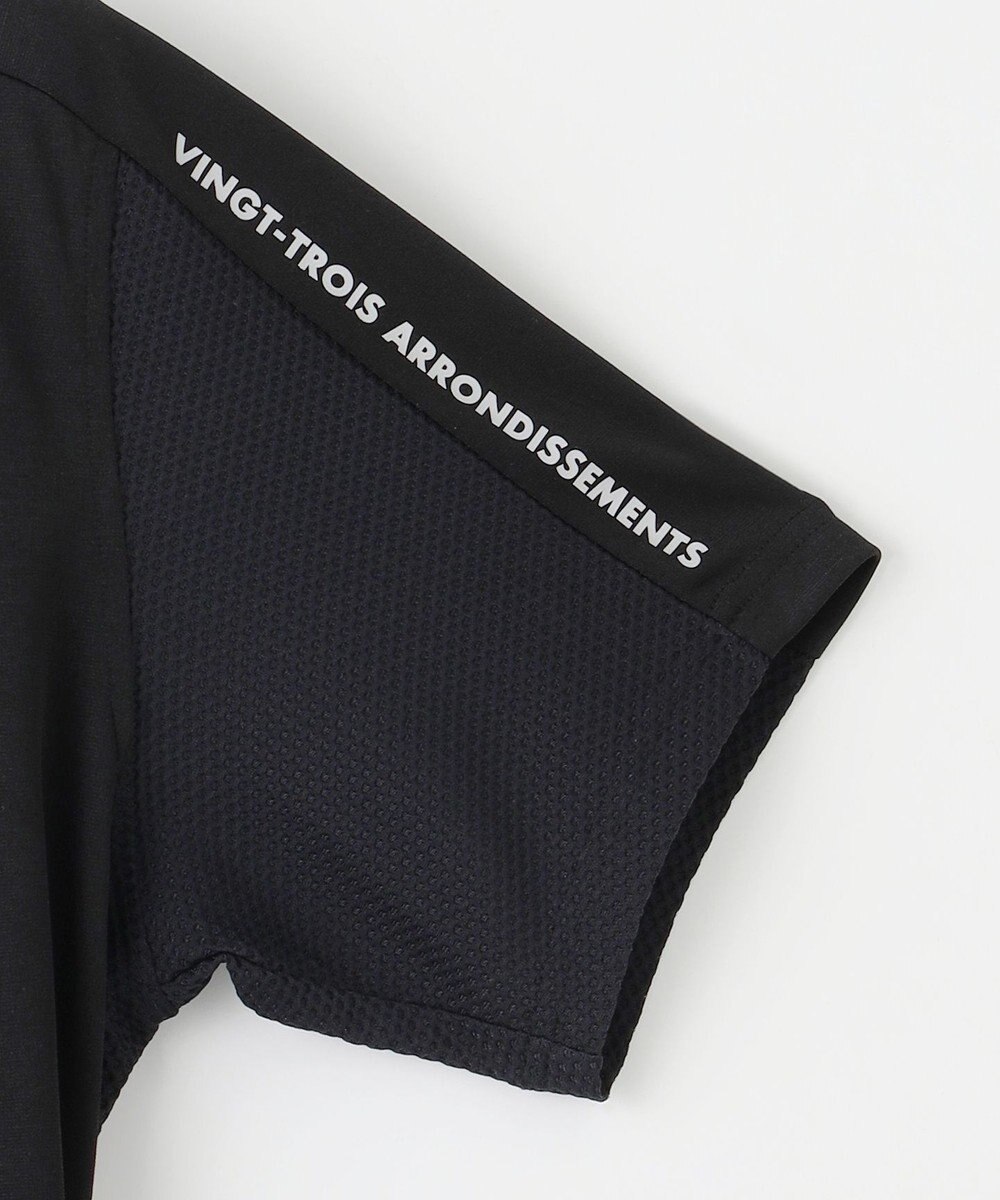 23区GOLF 【MEN】【吸水速乾】ポンチコンビ ポロシャツ 