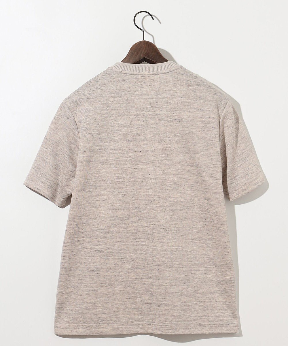 JOSEPH ABBOUD 【リネン素材/吸水速乾/日本素材】リネンハニカム Vネック Tシャツ 