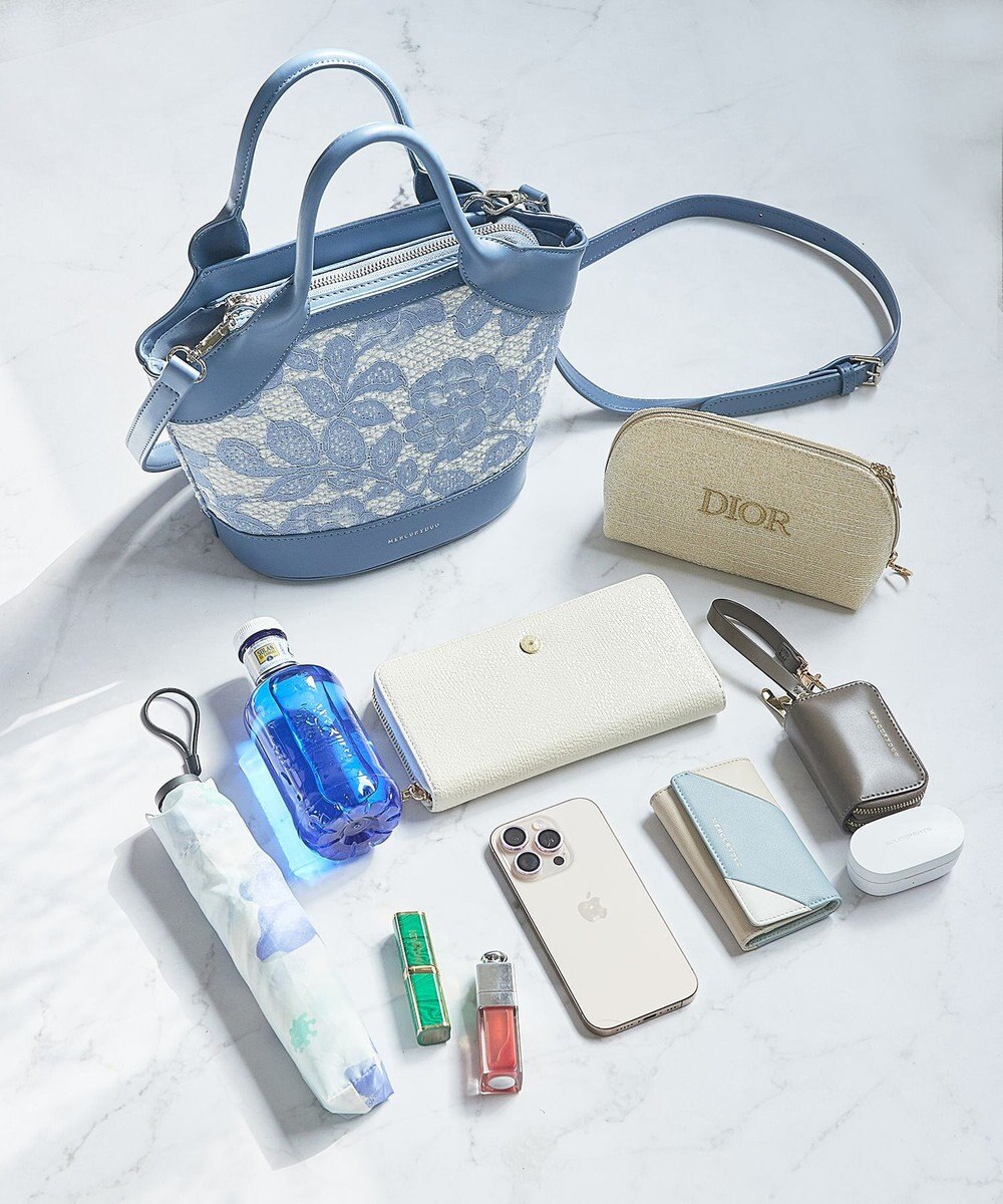 style code 【MERCURYDUO/マーキュリーデュオ】ミックスマテリアル　ハンドバッグ 