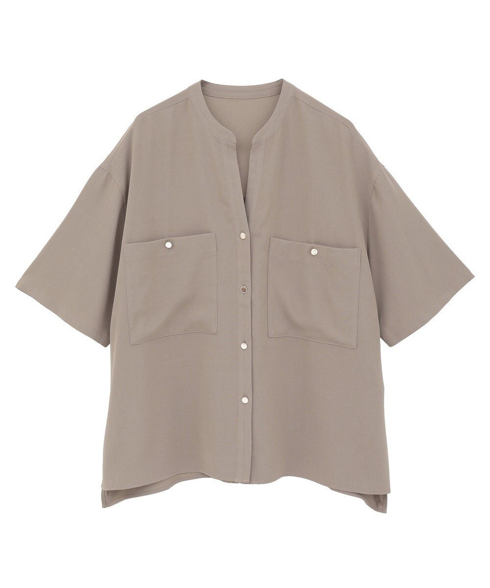 AMERICAN HOLIC ミリタリーWポケットスキッパーシャツ 