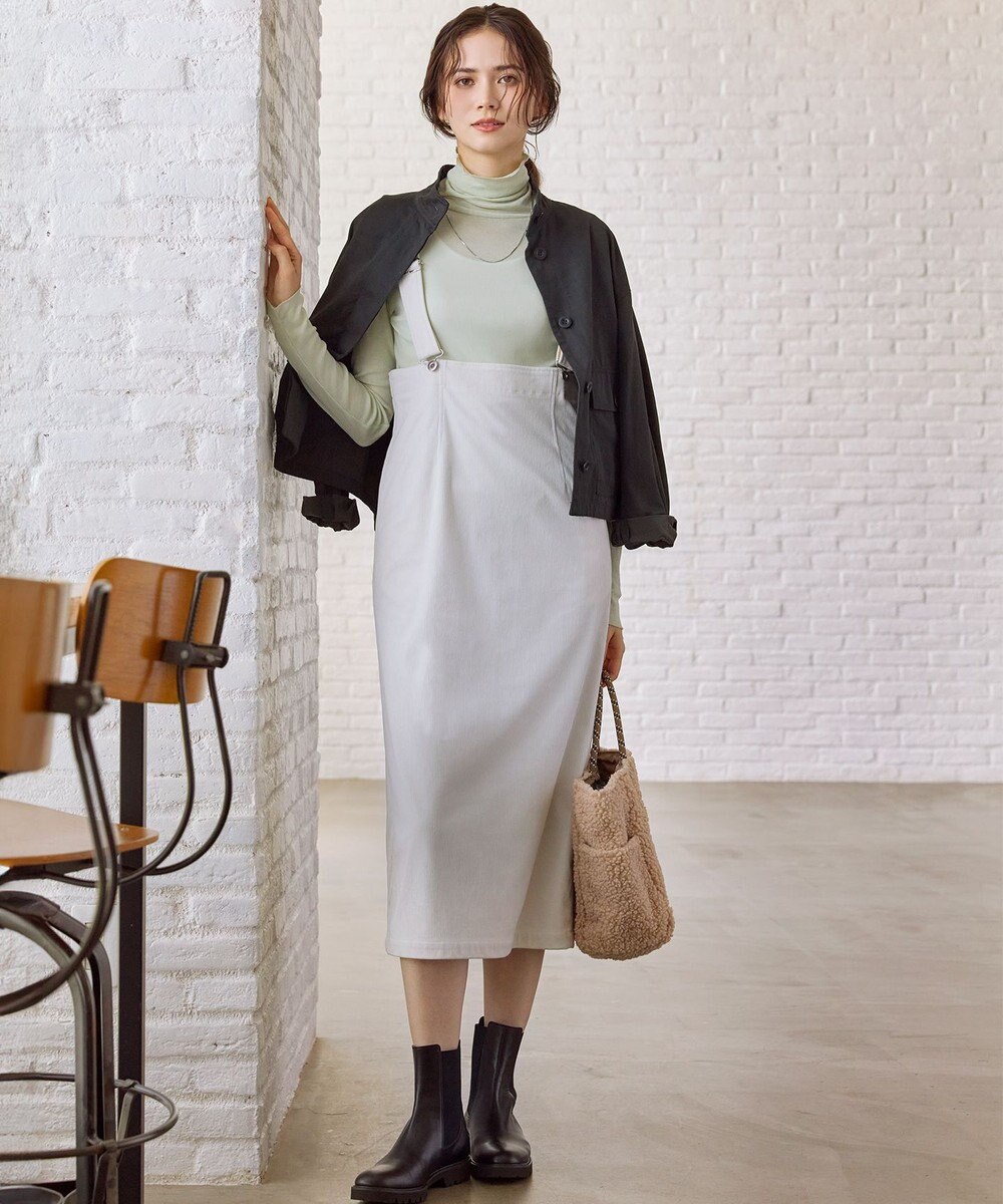 23区 【SLOW/一部店舗限定】ウォッシュドピーチタフタ ブルゾン 