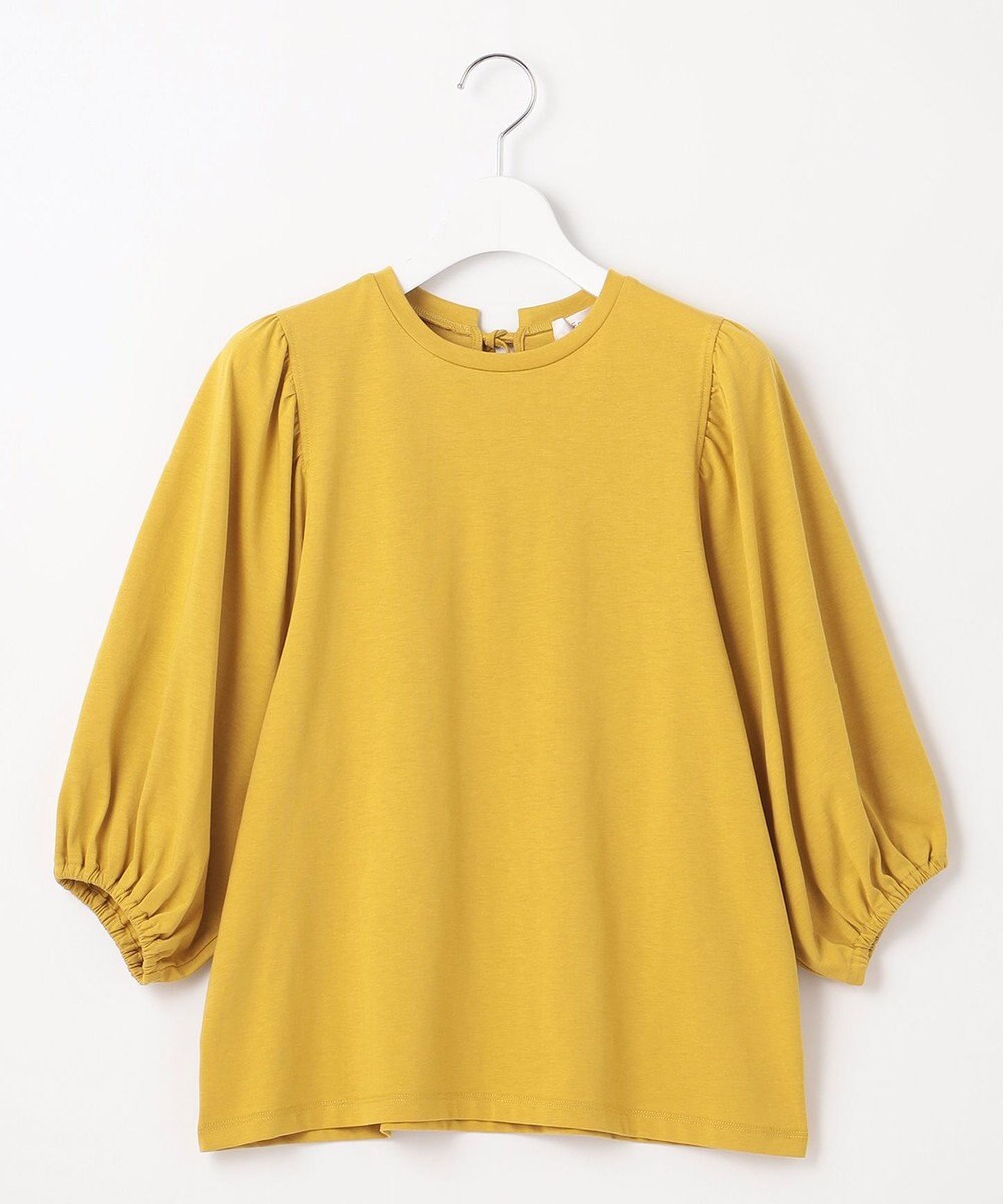 Feroux 【UVケア】バックリボンボリュームスリーブ Tシャツ 